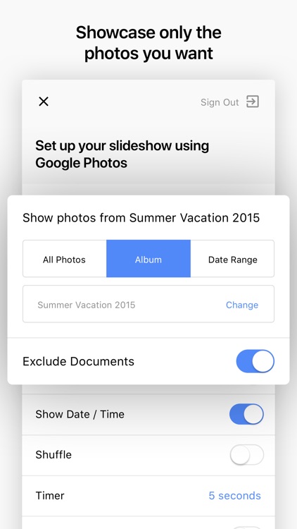 SoloSlides for Google Photos