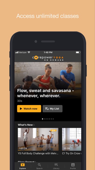 CorePower Yoga On Demand screenshot 2