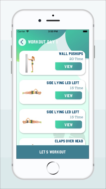 Woman Workout Home Fitness App
