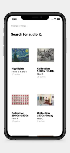 Screenshot 1 MoMA Audio iphone