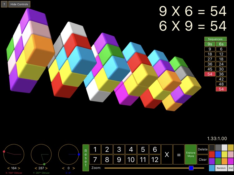 3D Times Table Calculator