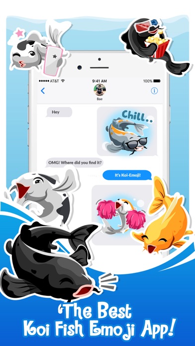 Koi Fish Emojis – Carp Sticker screenshot 4