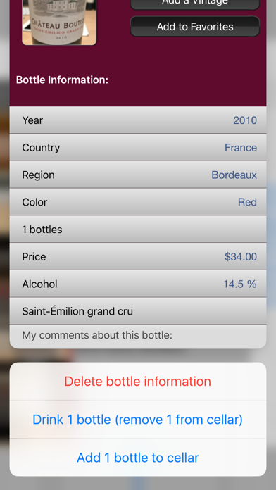 Wine Cellar Import Pro screenshot1