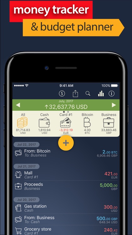 MoneyBe: spending tracker screenshot-0