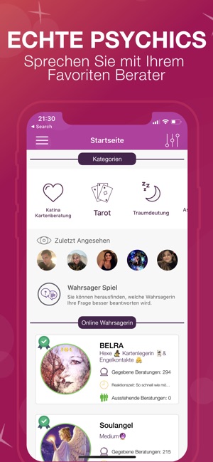 Echt Wahrsager Psychic Sense Im App Store