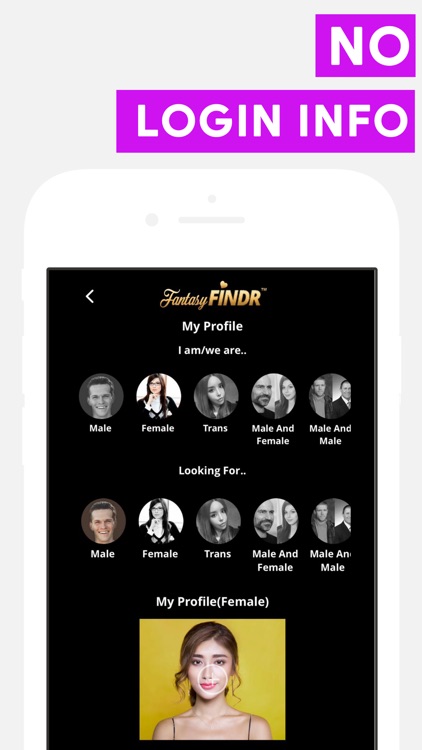 FantasyFINDR Online Dating App