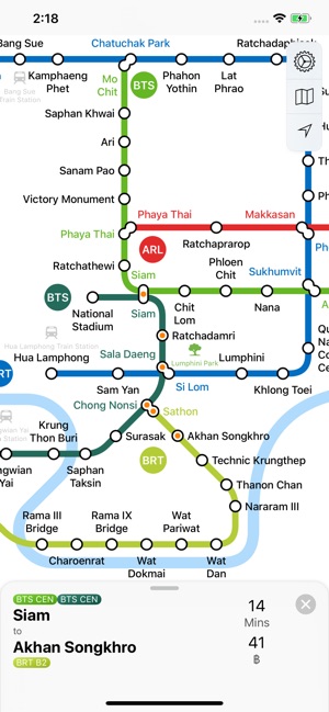 Bangkok Metro Transit Map(圖3)-速報App