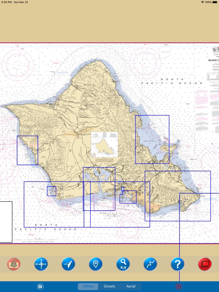 Oahu Hawaii – Marine GPS Map