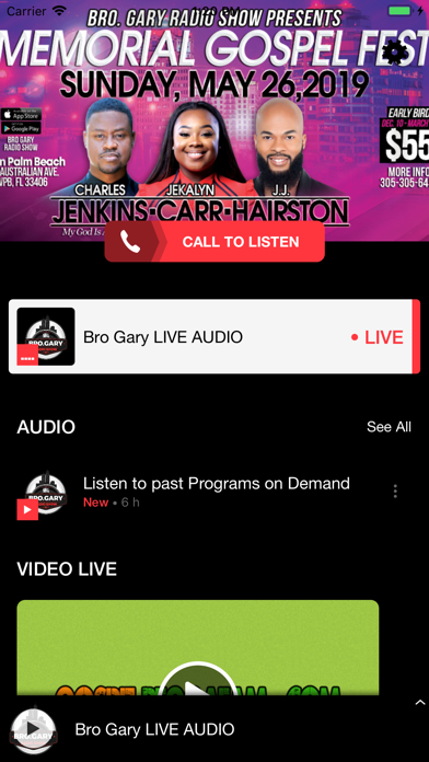 How to cancel & delete Bro. Gary Radio Show from iphone & ipad 1