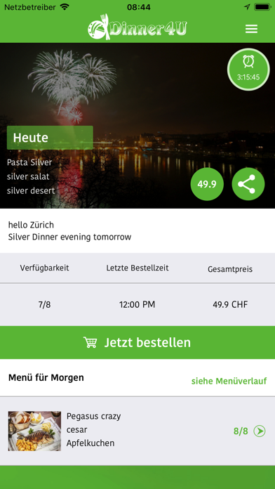Screenshot #3 pour Dinner4u