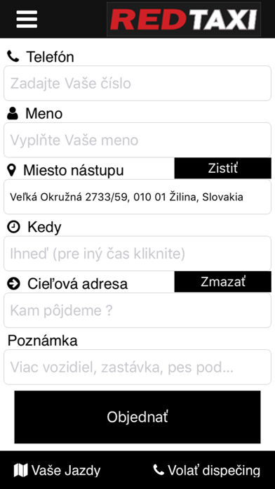 REDTAXI Žilina screenshot 3
