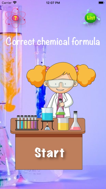 Correct chemical formula