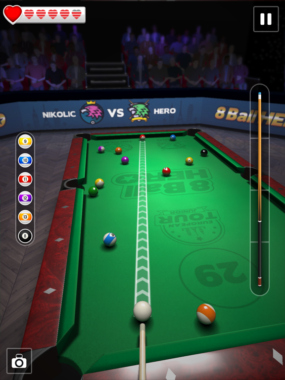 8 Ball Hero - Pool Puzzle Game screenshot 7