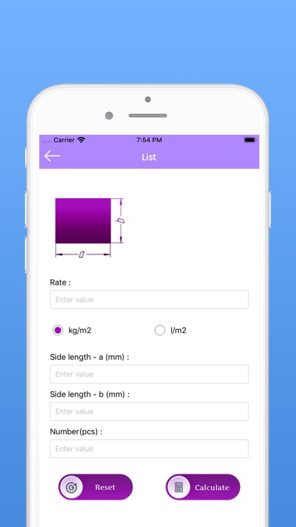 Shape paint calculation