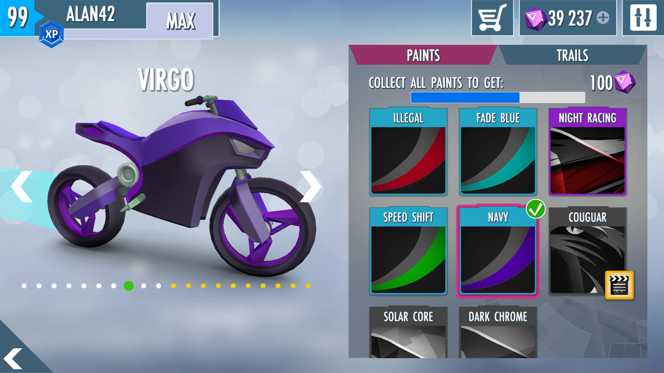 Gravity Rider Zero Hack screenshot 7 - iOS game interface