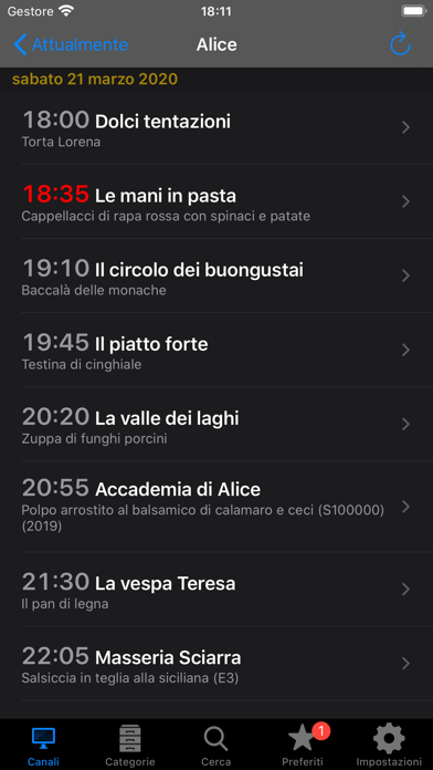 Italian Tv Schedule review screenshots