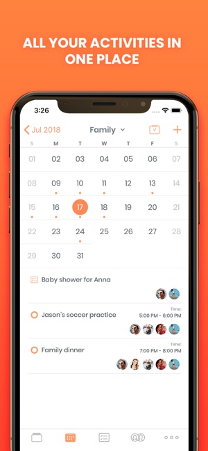 Poppinz: Family Calendar App