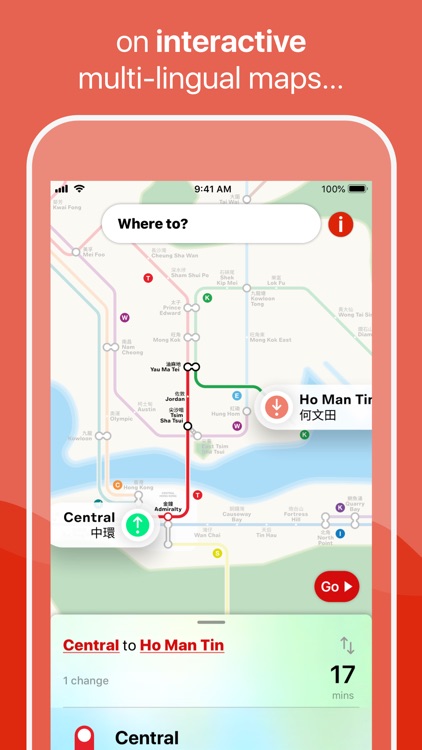 Hong Kong Metro Map and Route