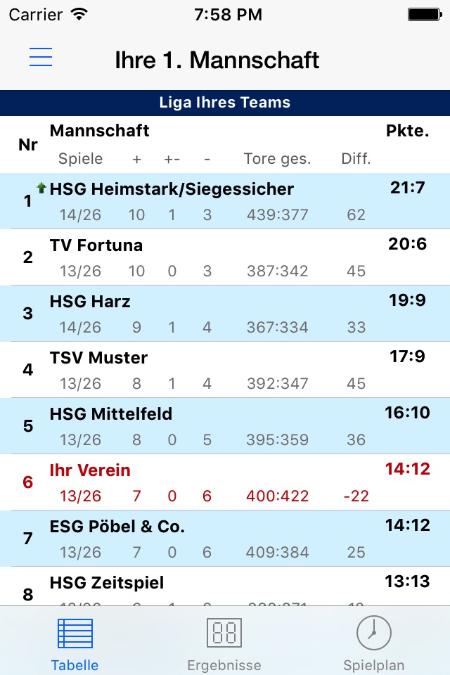 meinSportverein screenshot 2