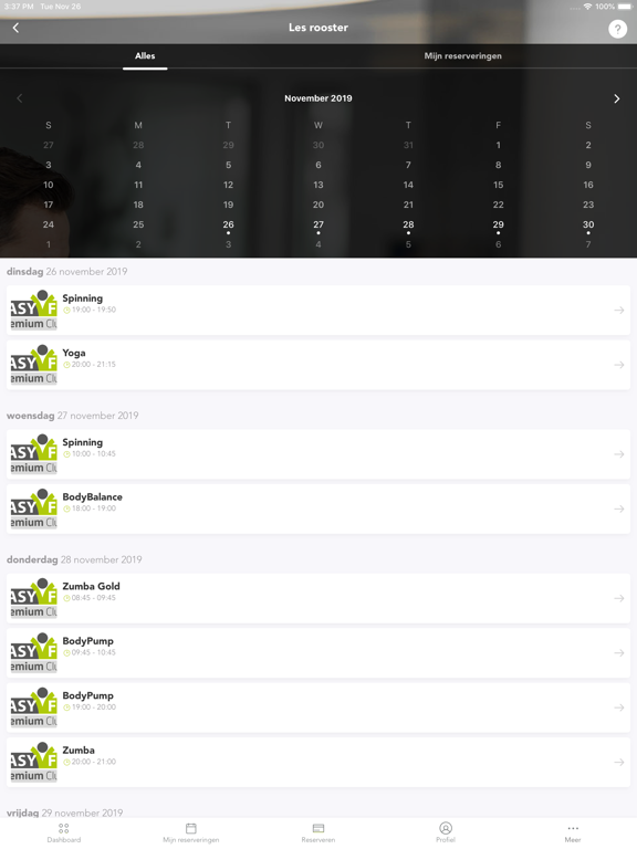 Screenshot #6 pour EasyFit Premium Rotterdam