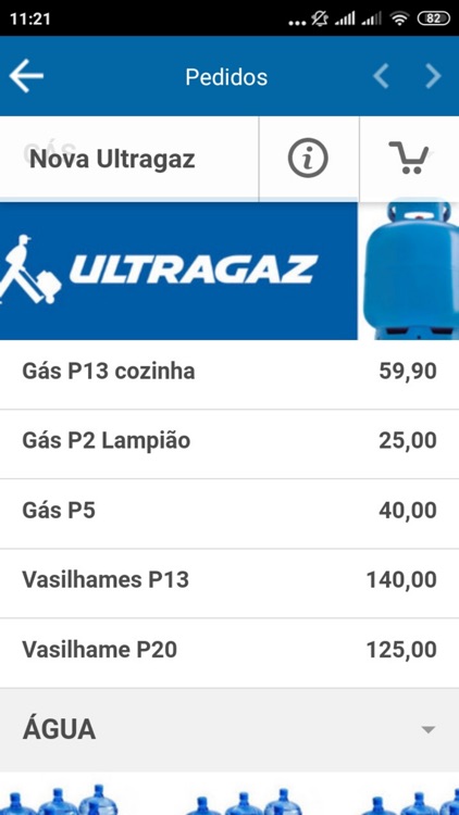 Nova Ultragaz Fartura