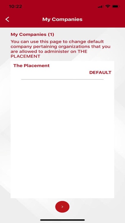 The Placement - Employer