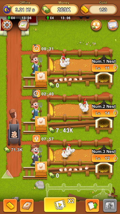 Idle Chicken Farm screenshot 2
