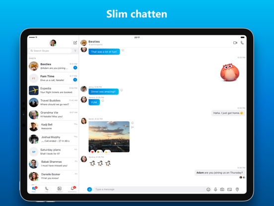 Skype voor iPad iPad app afbeelding 2
