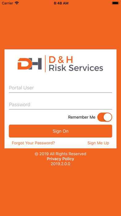 How to cancel & delete D&H Risk Services Mobile App from iphone & ipad 1