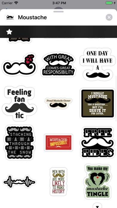 Moustache - Mustache Stickers screenshot 3