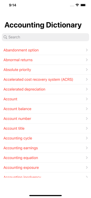 Accounting Dictionary-Offline