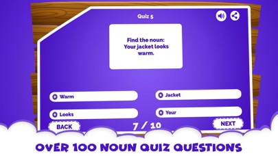 English Grammar Noun Quiz Game screenshot 4