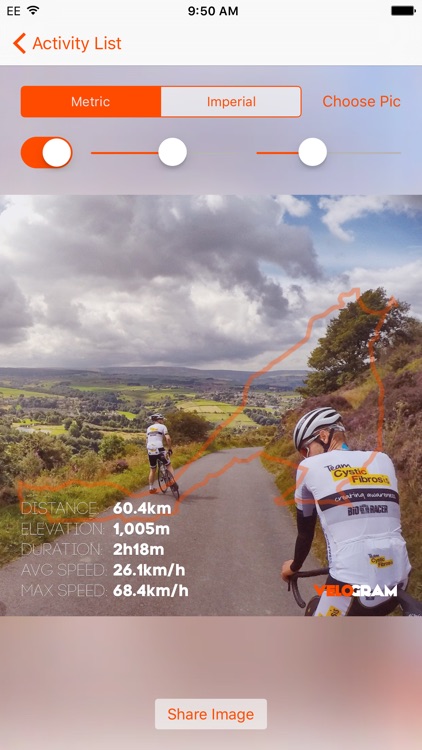 Velogram for Strava Cycling