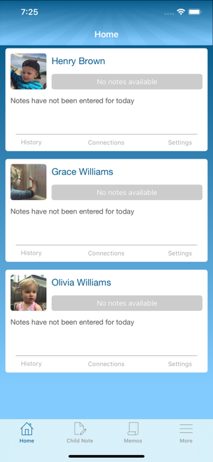 ‎NannyNotes Baby Tracker Sheet Screenshot