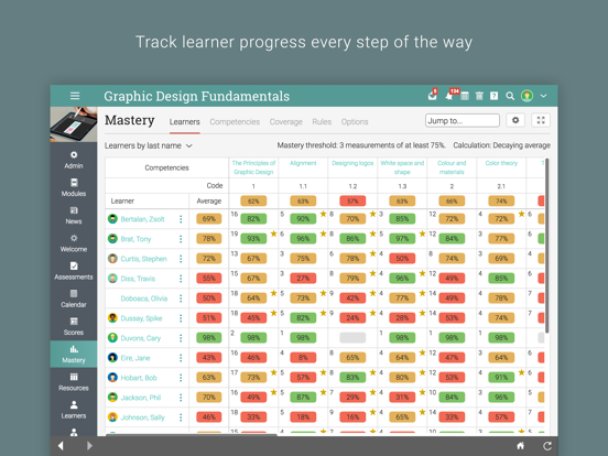 MATRIX LMS screenshot 2