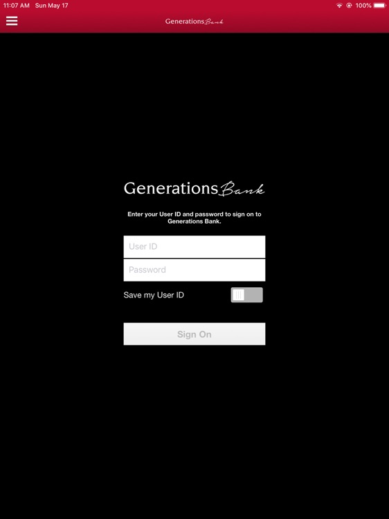 Generations Bank for iPad