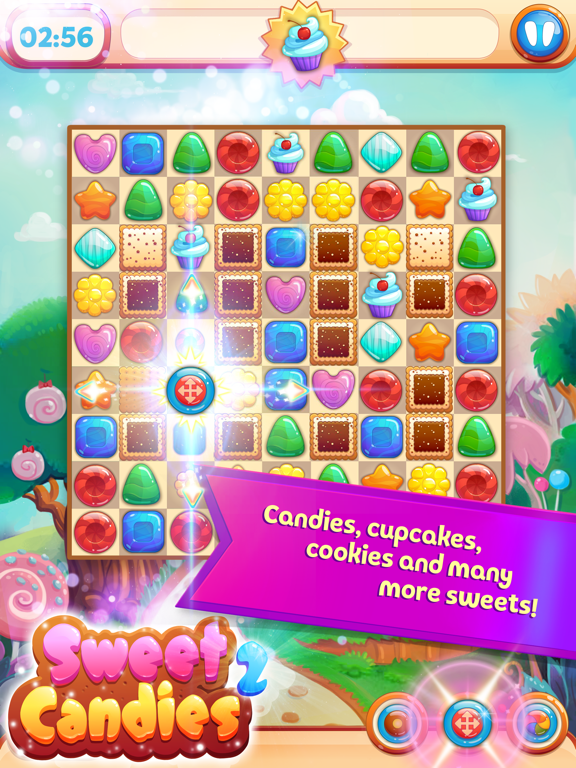 Sweet Candies 2: Match 3 Games screenshot 2