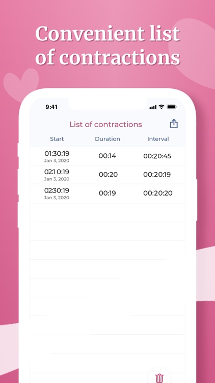 Contraction timer and counter screenshot-3