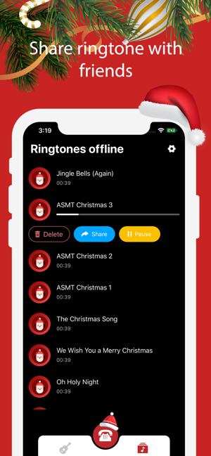 Santa Video Call Ringtones On The App Store - roblox oof ringtone download