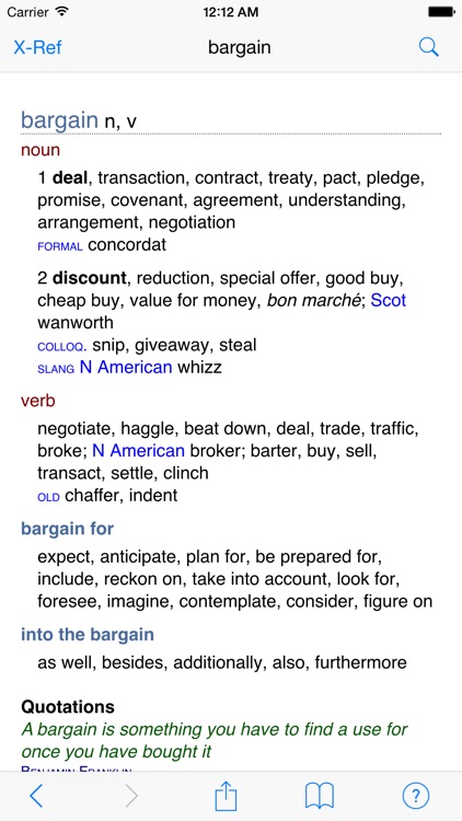 Chambers Thesaurus