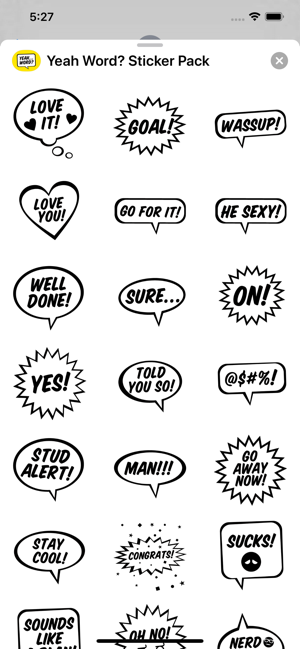 Yeah Word? Sticker Pack(圖3)-速報App