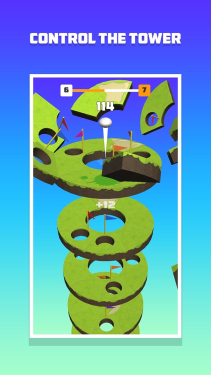 Helix Golf Jump screenshot-4