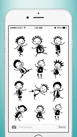 Game screenshot Animated Youngsters Stickers apk