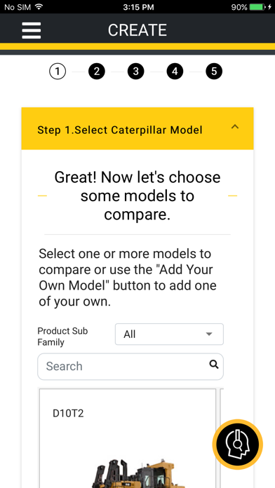 Cat® Value Estimating Tool screenshot 3