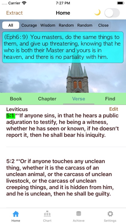 BIBLE Reading with Charts