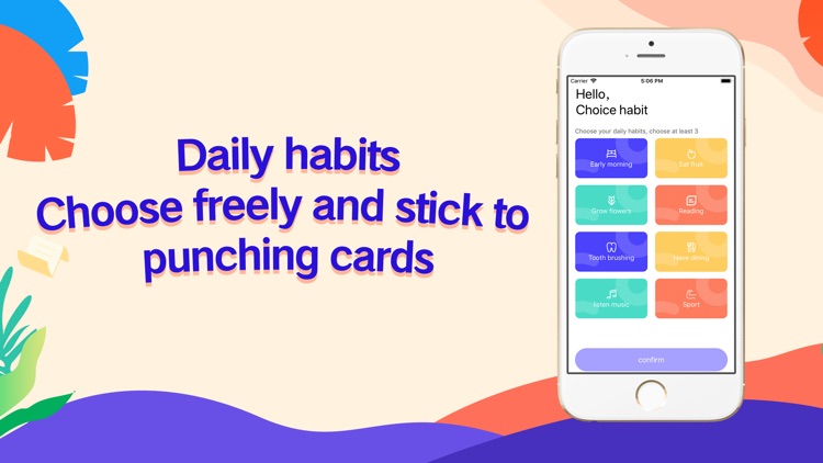 Focus habits：Record daily habi