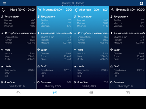 Weather for Belgium screenshot 3
