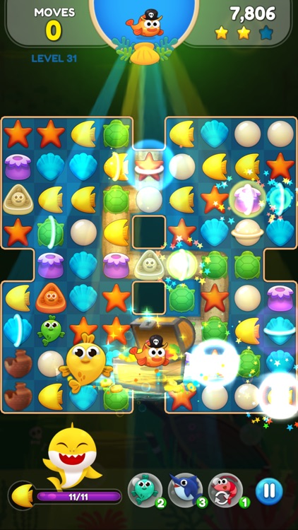 Baby Shark Match: Ocean Jam screenshot-3