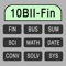 The 10BII-FIN application is a seamless implementation of the  real world 10BII series of financial calculators, but specially designed to bring up the most of your iOS devices and , at the same time, conserving the easy of use and features originally provided in the real calculators