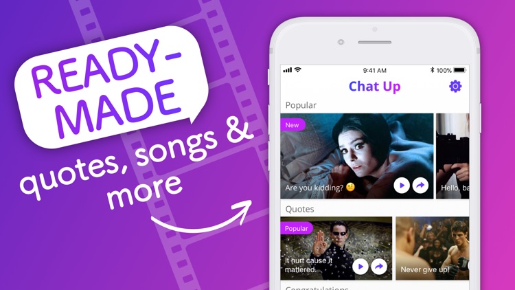 ChatUP - Text & emoji to video screenshot-4